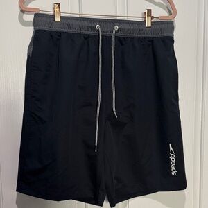 Speedo Navy and Gray Swim Shorts